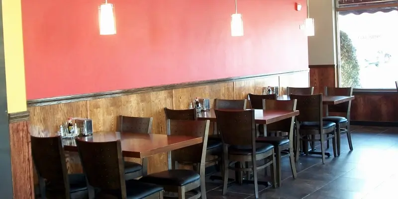 Here's a picture of the restaurant's interior at Pacifc Asian Cuisine, a Chinese restaurant in RI
